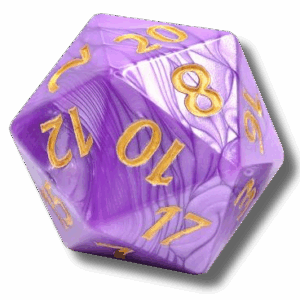 Dé à 20 Face Géant