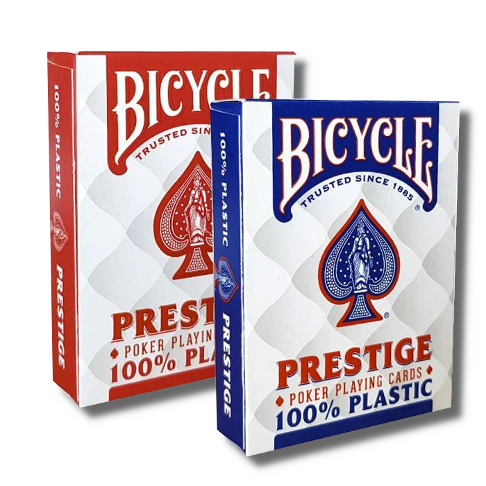 Jeu de cartes Bicycle Prestige - 100 % plastique - BCD JEUX