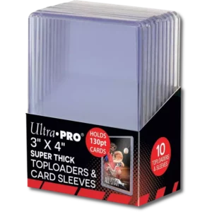 Ultra Pro - 10 Toploader - 3" X 4" Super Thick 130PT