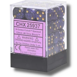 Chessex boîte de 36 D6 - Speckled