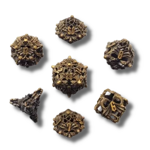 Set de 7 Dés - Métal Dragon