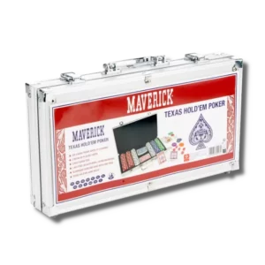 Mallette de Poker en Aluminium Maverick - 300 Jetons