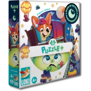 Puzzle 35pcs - LOKI et le Monstre sous le Lit