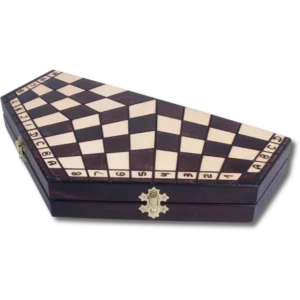 Coffret d'Echecs pour 3 Joueurs (40 x 35 cm)