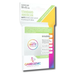 Gamegenic - 50 Sleeves American Standard Matte (59 x 91 mm)