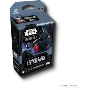 Star Wars Unlimited Deck FR: Cendres de l'Empire - L'empereur Palpatine - Set 8