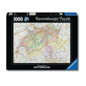 Puzzle 1000 pcs - Carte de la Suisse