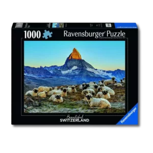 Puzzle 1000 pcs - Rencontre avec les Moutons à Zermatt