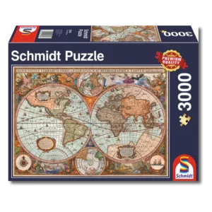 Puzzle 3000pcs - L'Ancienne Carte du Monde